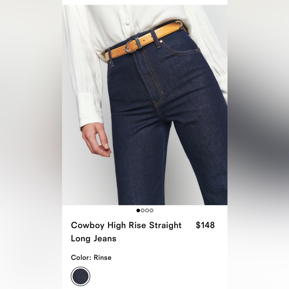 Brand Reformation Size 26 Color Rinse - Picture 6 of 10